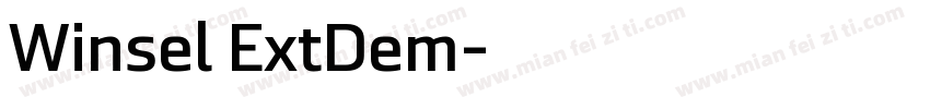 Winsel ExtDem字体转换